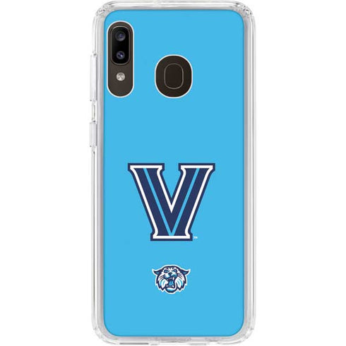 Villanova University V Wildcats Galaxy A20 Clear Case